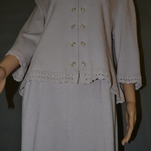 " BEAUTIFUL " ST . JOHN COLLECTION BY MARIE GRAY LIGHT PURPLE  SIZE 12/ 10 - Picture 7 of 14